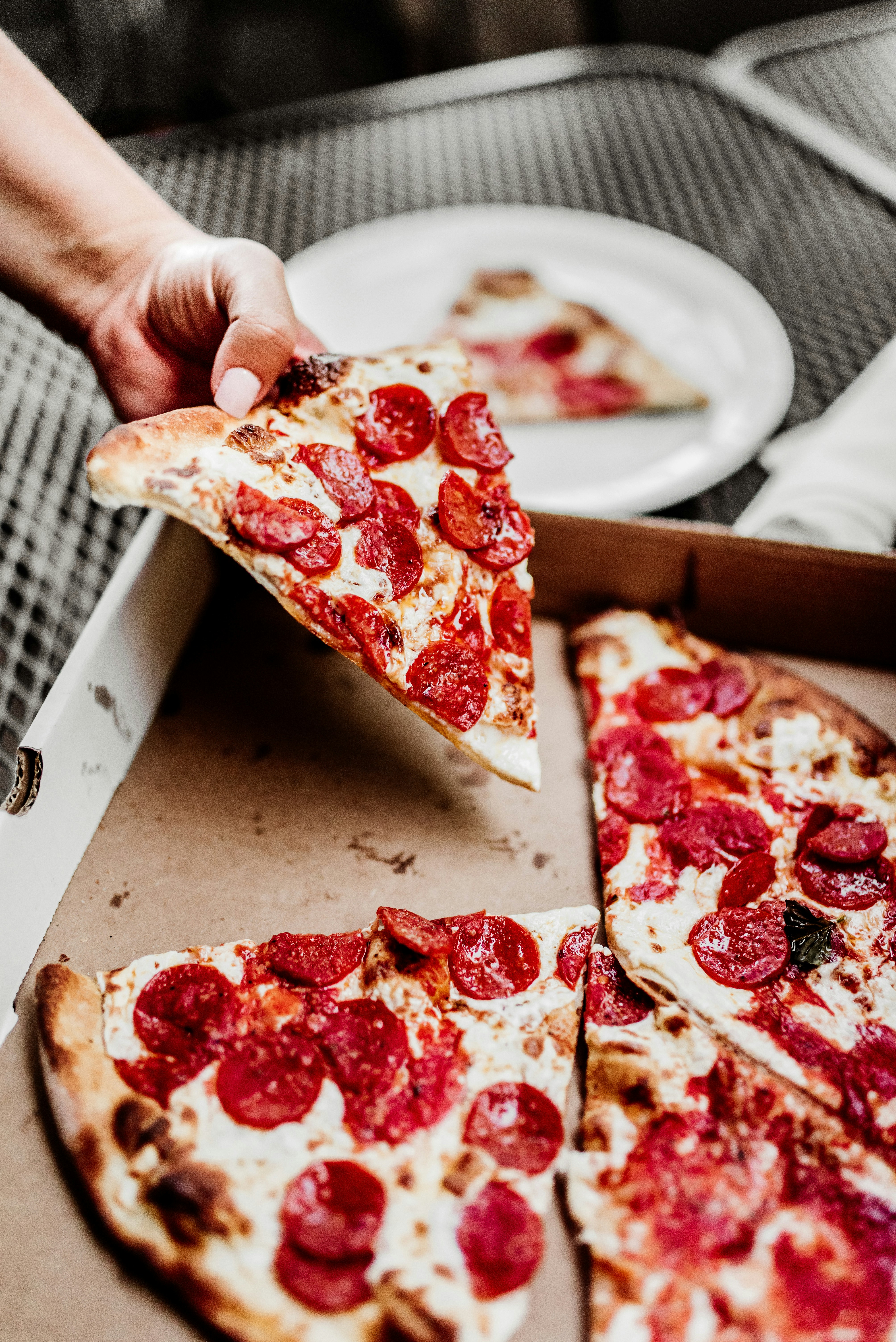 Pizza Diavola tagliata
